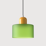 Bauhaus Glass Cylinder Pendant Light LED 1-Light