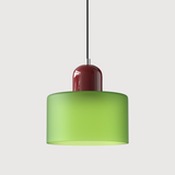 Bauhaus Glass Cylinder Pendant Light LED 1-Light