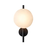 Nordic Round Glass Wall Sconce LED 1-light