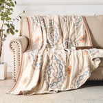 Serene Mandala | Cotton Throw Blanket Lasson Living