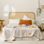 Serene Mandala | Cotton Throw Blanket Lasson Living