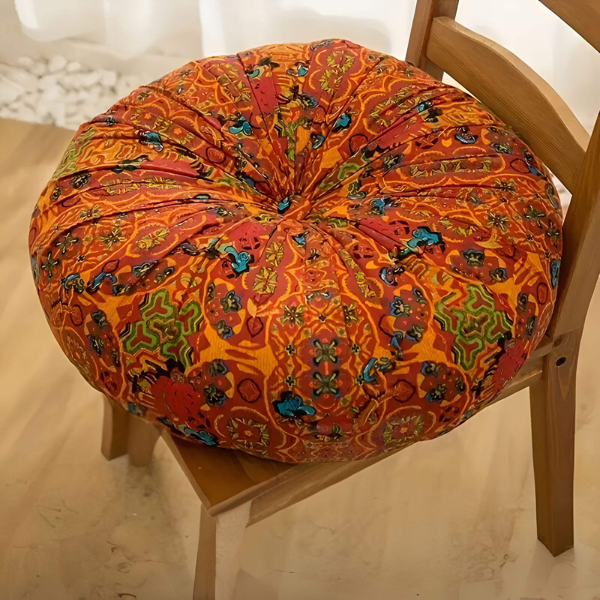Bohemian Embroidered Floor Cushion Lasson Living