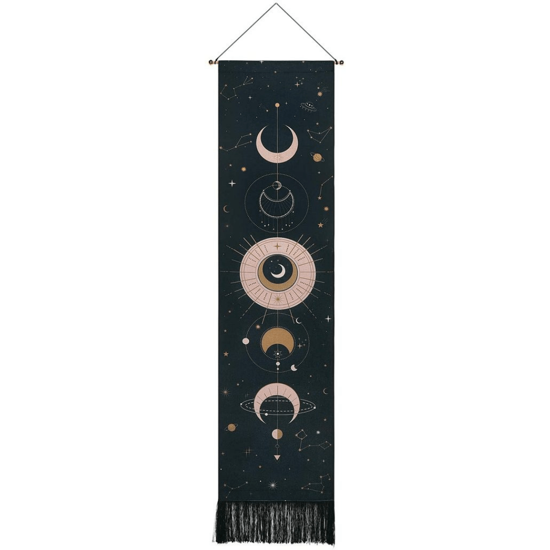BowLift | Moon Phases Wall Hanging Tapestry Lasson Living