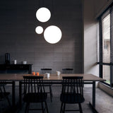 Minimalist Brass Globe Glass Pendant 1-Light