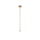 Minimalist Brass Globe Glass Pendant 1-Light