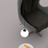 Minimalist Brass Globe Glass Pendant 1-Light