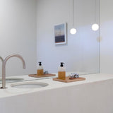 Minimalist Brass Globe Glass Pendant 1-Light