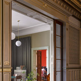 Minimalist Brass Globe Glass Pendant 1-Light