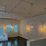 Minimalist Brass Globe Glass Pendant 1-Light