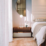 Minimalist Brass Globe Glass Pendant 1-Light