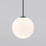 Minimalist Brass Globe Glass Pendant 1-Light