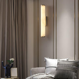 Modern Alabaster Tube LED Wall Sconce 1-Light