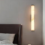 Modern Alabaster Tube LED Wall Sconce 1-Light