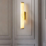 Modern Alabaster Tube LED Wall Sconce 1-Light