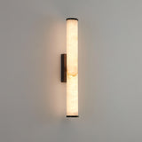 Modern Alabaster Tube LED Wall Sconce 1-Light