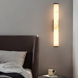 Modern Alabaster Tube LED Wall Sconce 1-Light