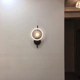 Nordic Round Glass Wall Sconce LED 1-light
