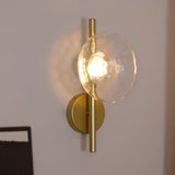 Nordic Round Glass Wall Sconce LED 1-light