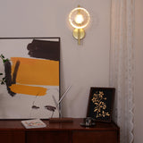 Nordic Round Glass Wall Sconce LED 1-light