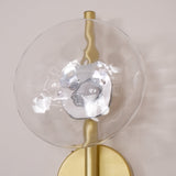 Nordic Round Glass Wall Sconce LED 1-light