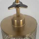 Modern Capsule Perforated Glass Pendant Light 1-Light