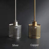 Modern Capsule Perforated Glass Pendant Light 1-Light