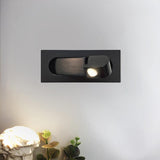 Modern Recessed Rectangular Adjustable LED Wall Sconce 1-Light