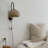 European Solid Wood Glass Globe Wall Sconce Lamp 1-Light Lasson Living