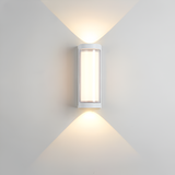 Nordic Minimalist Acrylic Rectangular Outdoor Wall Light LED Up-Down