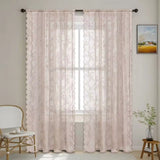 Floral Grace Sheer Curtains Lasson Living