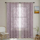 Floral Grace Sheer Curtains Lasson Living