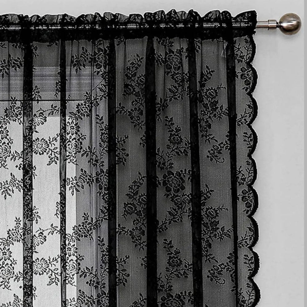 Floral Grace Sheer Curtains Lasson Living