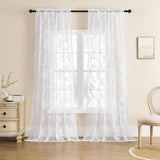 Floral Grace Sheer Curtains Lasson Living