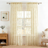 Floral Grace Sheer Curtains Lasson Living