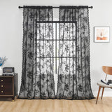 Floral Grace Sheer Curtains Lasson Living