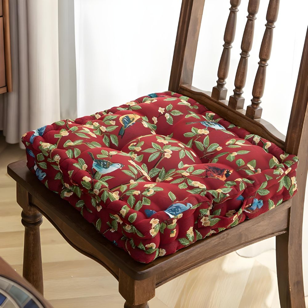 Whimsical Bird Leaf Cushion Lasson Living