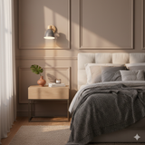 Modern Minimalist Wooden Cone LED Wall Sconce | 1-Light