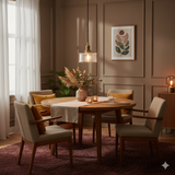 Japanese Brass Glass 1-Light Round Pendant Light