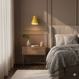 Modern Minimalist Wooden Cone LED Wall Sconce | 1-Light