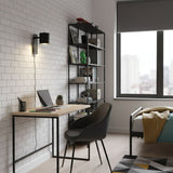 Modern Minimalist Rotatable Cylinder Plug-In Wall Sconce 1-Light