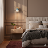 Modern Minimalist Wooden Cone LED Wall Sconce | 1-Light