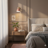 Modern Minimalist Wooden Cone LED Wall Sconce | 1-Light