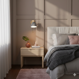 Modern Minimalist Wooden Cone LED Wall Sconce | 1-Light