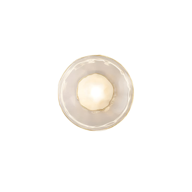 Nordic Round Glass Wall Sconce LED 1-light