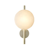 Nordic Round Glass Wall Sconce LED 1-light