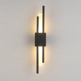 Modern Minimalist Brass Linear Wall Sconce LED 1-Light
