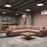 Modern Round LED Flush Mount Ceiling Light 1-Light