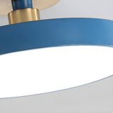 Modern Round LED Flush Mount Ceiling Light 1-Light