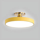 Modern Round LED Flush Mount Ceiling Light 1-Light