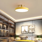 Modern Round LED Flush Mount Ceiling Light 1-Light